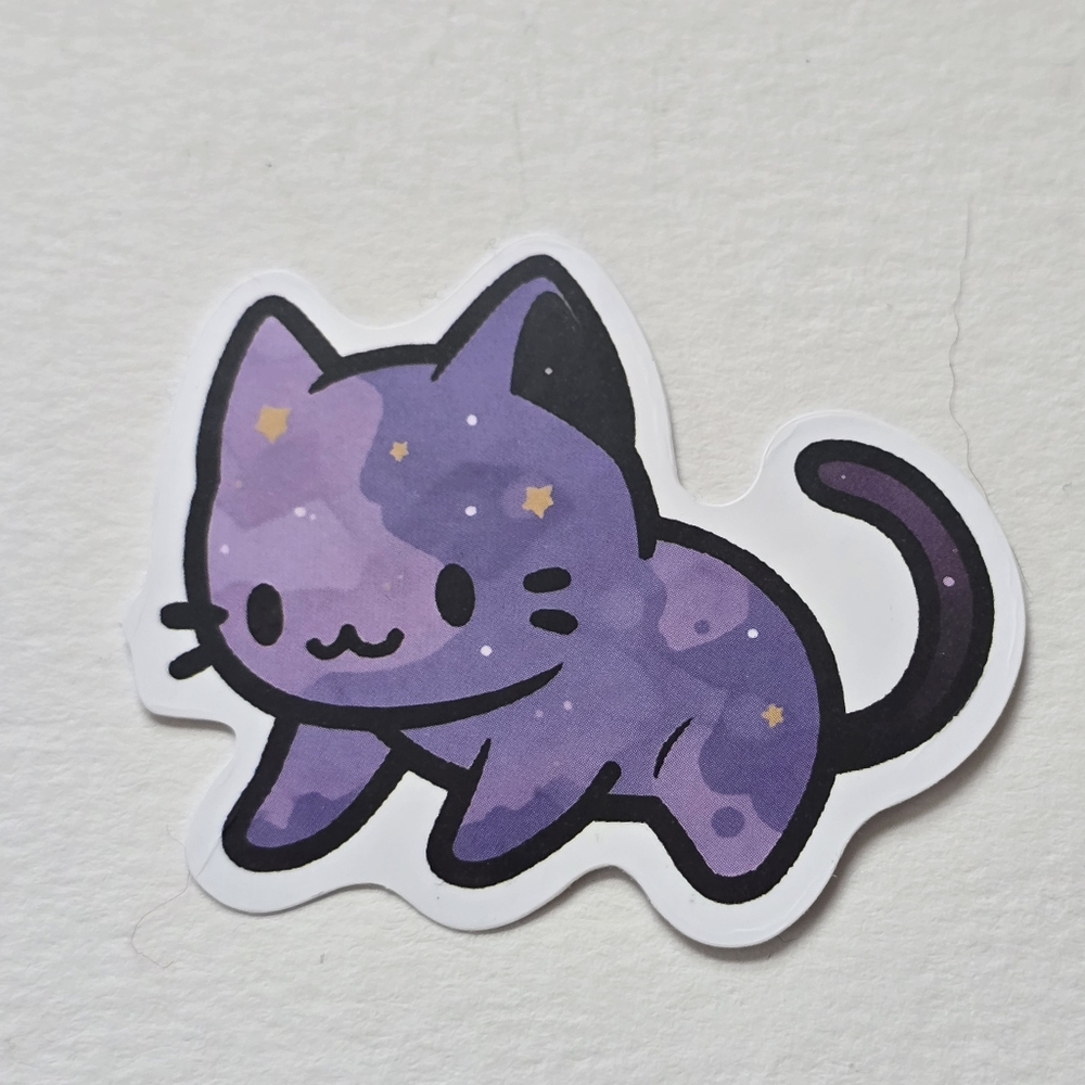 10/$10 Purple Cat Sticker